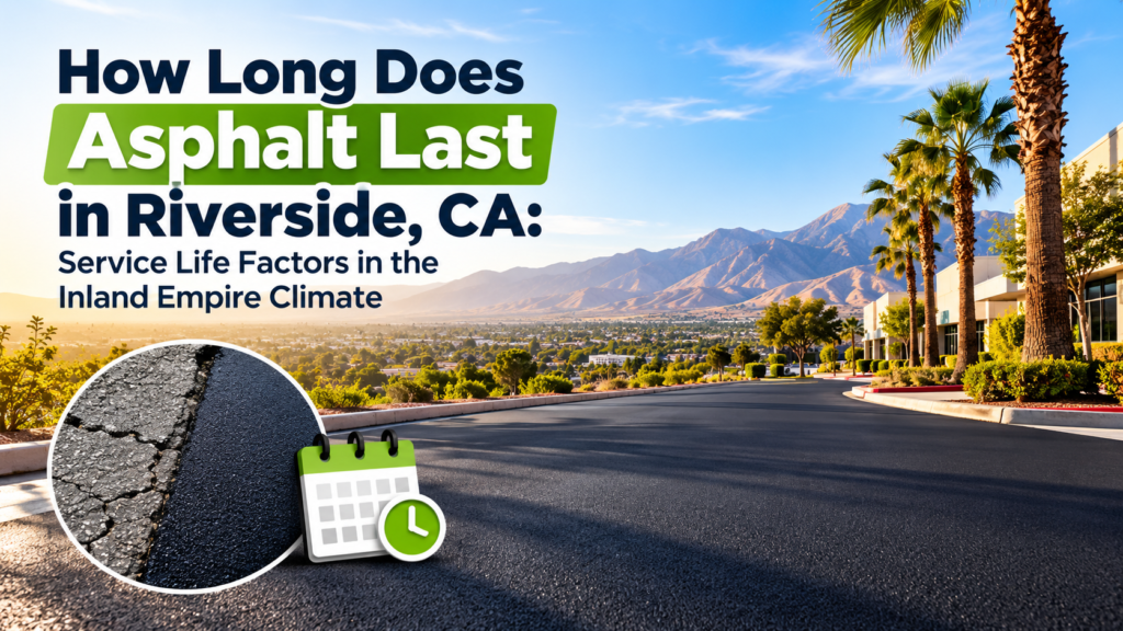 How Long Does Asphalt Last in Riverside, CA: Service Life Factors in the Inland Empire Climate